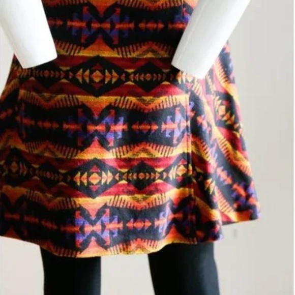Pendleton Southwestern Print Mini Skirt Size 14 NWT Heritage-Inspired - Picture 5 of 8